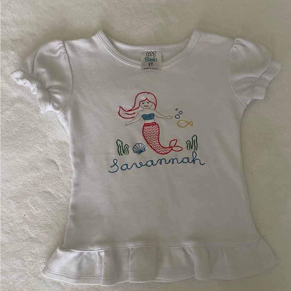 Monogram “Savannah” shirt (3T)
